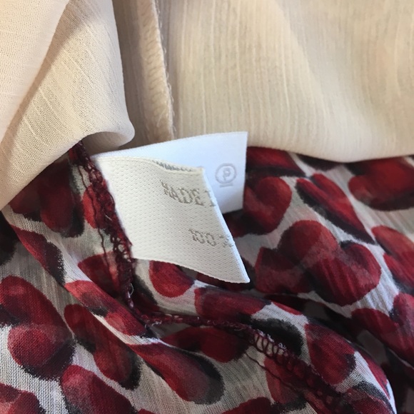 Vintage Prada ss2000 Heart Silk Wrap Skirt 42 RARE - Picture 7 of 8